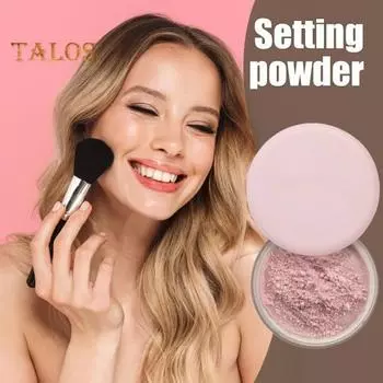 Матовая фиксирующая пудра, масло, контроль блеска, натуральная, стойкая, водостойкая, легкая, для женщин и девочек, для макияжа, консилер, размывающий финишная пудра 1