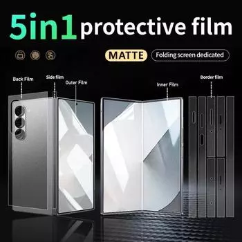Матовая гидрогелевая пленка для Samsung Galaxy Z Fold 3 4 5 6 Защитная пленка для экрана Z Fold 4