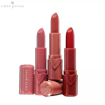 Матовая губная помада Cute Press Heart ID № 11-15 - Thai Cosmetic Make Up Matte No. 11