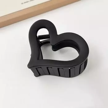 Матовая любовь Заколка-краб для волос Женская заколка для волос Матовая заколка Захватывающая ложка Заколка для волос Девочки Корейская мода Хвост Аксессуары для волос