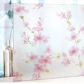 Матовая матовая оконная пленка, солнцезащитная самоклеящаяся пленка для окон, непрозрачная виниловая пленка для защиты от солнца в ванной комнате 30X100 CM