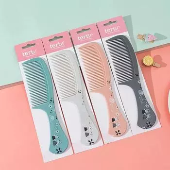 Матовая мини-расческа для девочек, расчески для укладки волос, антистатические женские расчески, портативная дорожная расческа, инструменты для укладки волос, случайные