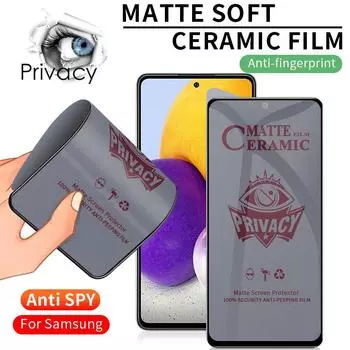 Матовая мягкая керамическая пленка Samsung A14 A24 A34 A54 A15 A25 A35 A55 A16 A26 A36 A56 A13 A23 A73 A53 A32 A52 A72 A12 A31 A51 A71 Защитная пленка для экрана конфиденциальности A32(4G)
