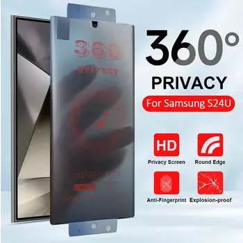 Матовая мягкая керамическая защитная пленка для экрана Samsung Galaxy S24 S23 S22 Ultra 3D Full Glue закаленная стеклянная пленка S22 Ultra