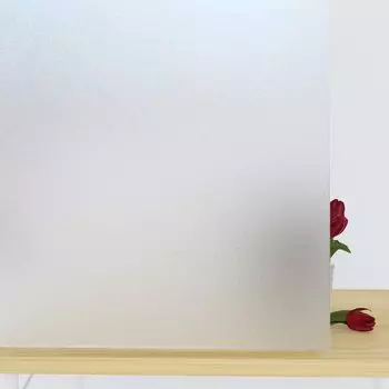 Матовая оконная пленка для конфиденциальности, непрозрачное стекло, виниловая матовая наклейка на окно, дверная крышка, анти-УФ-самоклеющаяся пленка для офиса и дома 30x100 cm