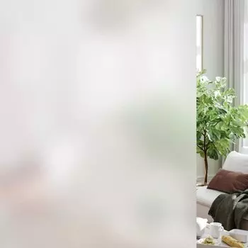 Матовая пленка для защиты окон, терморегулирующая, блокирующая УФ-излучение, статическая, неклейкая, многоразовая, для дверей, для ванной комнаты и дома 30x100 cm