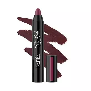 Матовая помада-карандаш RENEE Talk Matte Crayon — Mauve Melody, 4,5 г | Увлажняющая и стойкая матовая помада для губ | Обогащена витамином Е