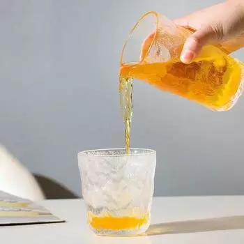 Матовая прозрачная стеклянная чашка, термостойкая красивая посуда для напитков, кофейная кружка, кухонные принадлежности High Type