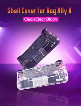 Матовая прозрачная задняя крышка для ASUS Rog Ally X 2024, лицевая панель Rog Alloy X, аксессуары, защитный чехол, мягкие накладки на корпус