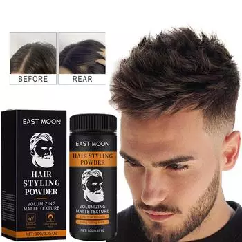 Матовая пудра для укладки волос для пушистых волос, контроль жирности, освежающая, стойкая, естественная укладка волос Матовая пудра 10g