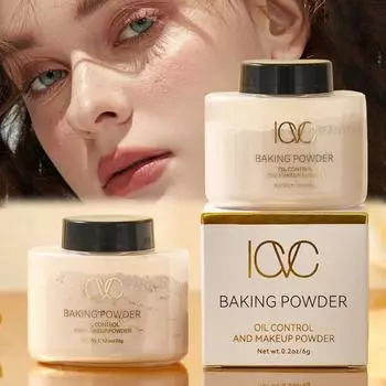 Матовая рассыпчатая пудра, контролирующая жирность кожи, впитывает жир, а не воду, шелковистая гладкая основа для лица, скрывает поры, фиксирует макияж, косметика 01 Natural Color