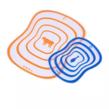 Матовая разделочная доска предотвращает скольжение, прозрачная тонкая разделочная доска для кухни L