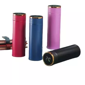 Матовая умная изоляционная чашка из нержавеющей стали, цифровой дисплей с цифровым дисплеем, чайная чашка, деловая офисная подарочная чашка с температурой 401-500ml