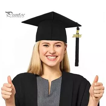 Матовая взрослая выпускная кепка унисекс регулируемая кепка бакалавра с 2025 очаровательными длинными кисточками выпускной наряд кепка бакалавра для выпускных фотографий колледжа зелёный