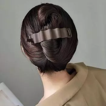 Матовая заколка для хвоста, желейная заколка для волос, женская акриловая волнистая заколка-банан, шпилька для волос, заколка для волос, стильный головной убор