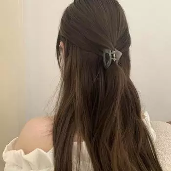 Матовая заколка для волос с матовым геометрическим рисунком, мини-милые заколки, эстетические украшения, аксессуары для волос для женщин, заколки с когтями для волос, аксессуары для головных уборов белый