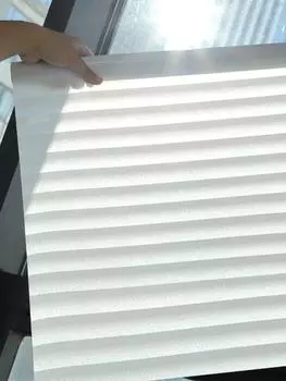 Матовая защитная пленка для окон - статическое прилипание, неклейкое, блокирующее УФ-излучение покрытие для стеклянных дверей дома и кухни, съемное, многоразовое 30x100 cm