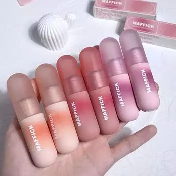 Матовая жидкая губная помада, бархатный телесный красный блеск для губ, долговечная антипригарная чашка, грязевой оттенок для губ, крем для макияжа, косметика