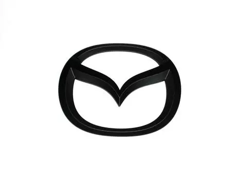 Матово-черная эмблема Demio M Mark сзади (диджей)