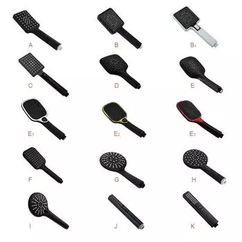 Матово-черная многофункциональная ручная душевая лейка, настенный ручной душ со шлангом 150 см и регулируемым держателем для душа