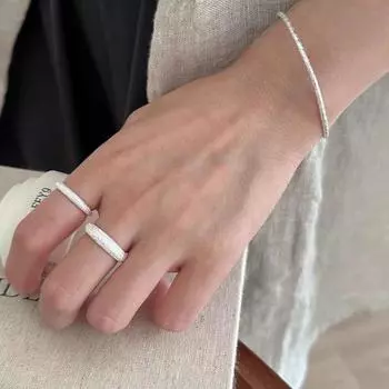 Матовое кольцо, регулируемое кольцо-отверстие, сверкающее, мечтательное, звездное, небо, сплав, кольцо, женское, ювелирное украшение для вечеринки, свидания, повседневной носки