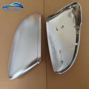 Матовые хромированные накладки на зеркала для VW Passat CC B7 Scirocco Jetta MK6 euro Beetle, боковая крышка, замена 2010 2011 2012 2013 has blind spot hole