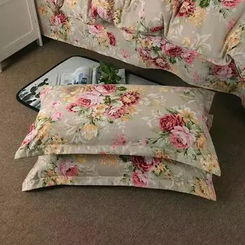 Матовые наволочки Пара больших одинарных двойных наволочек высокой плотности