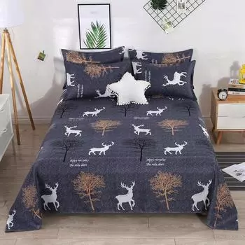 Матовые простыни для всех сезонов и различных размеров, подходящие для односпальных и двуспальных кроватей. 120*230cm