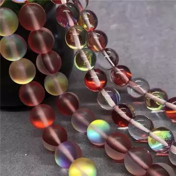 Матовые винно-красные хрустальные бусины, браслет, ожерелье, ювелирные изделия, свободные бусины 6mm-30pcs