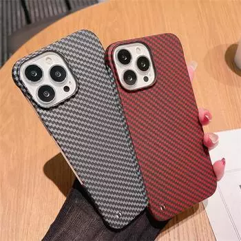 Матовый безрамочный чехол из углеродного волокна для Iphone 12 13 Mini 11 Pro Max X Xs Xr 7 8 Plus Se 3 Business, противоударный ультратонкий чехол For iPhone SE 2020 чёрный