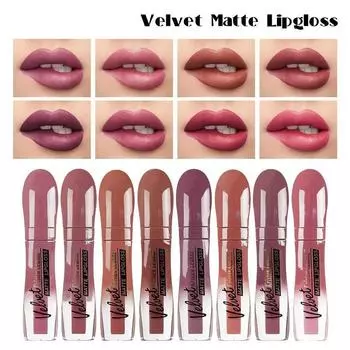 Матовый блеск для губ Помада Водостойкий стойкий оттенок для губ Блеск для губ Макияж для губ XYZ