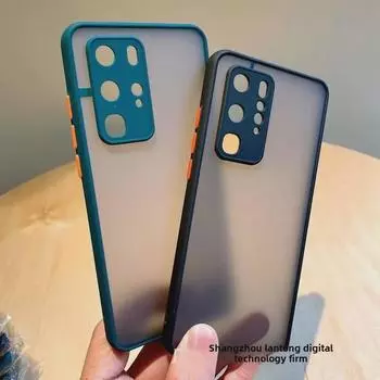 Матовый чехол для мобильного телефона с тонкими отверстиями для Oppo A93/A55/R17/Reno5Pro Reno4 Pro чёрный