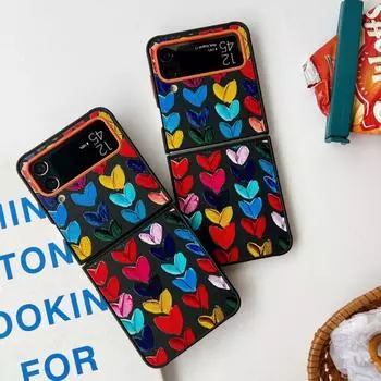 Матовый чехол для Samsung Galaxy Z Flip 4, чехол Zflip3 Love, складной противоударный жесткий чехол для Samsung Z Flip 4 Galaxy Z Flip 4