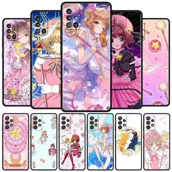 Матовый чехол для телефона Samsung Galaxy A12 A52 A51 A32 A21s A71 A02s A31 A72 A22 A41 противоударный мягкий чехол Cardcaptor Sakura Samsung A01