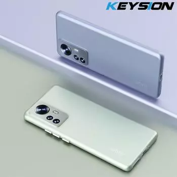 Матовый чехол из ТПУ KEYSION для Xiaomi 12 Pro 12X 12S, ультратонкий прозрачный мягкий силиконовый чехол для телефона Xiaomi Mi 11 11 Lite 5G NE for Xiaomi 12 розовый