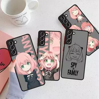 Матовый чехол SPY X FAMLY для Samsung Galaxy S22 S20 S21 FE S10 S9 Plus S8 Capa Note 20 Ultra 10 Lite Phone Fundas Samsung S22 5G