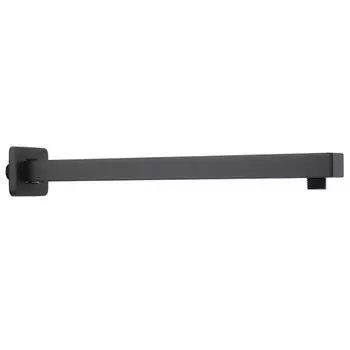 Матовый черный 38 см Длина Conseal Установить Душ Фиксированная Соединительная Труба Настенный Душевой Кронштейн Для Душевой Головки Душевой Аксессуар