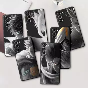 Матовый черный мягкий чехол-сумка для Samsung Galaxy S10e S10 S9 S23 Ultra 5g S8 S7 S20 Fe S21 S22 Plus S9plus My Hero Academia, чехол Samsung S23 5G