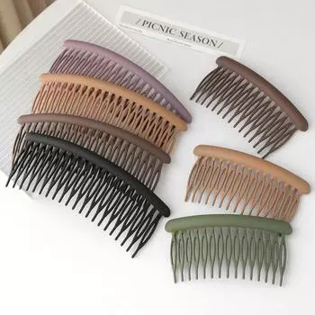 Матовый гребень для волос клипса 15/21 зубцы сломанные волосы шпильки аксессуары для волос женские заколки для волос женские 15 Teeth фиолетовый