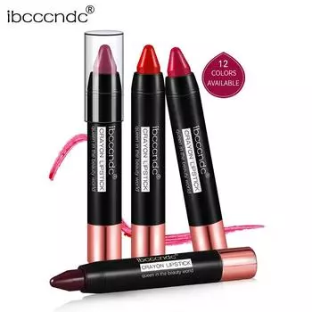 Матовый карандаш для губ и помада Матовая водостойкая помада 24 часа 12 цветов (1шт 01) color