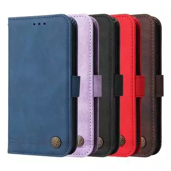 Матовый кожаный чехол для Iphone 14 13 12 11 Pro Max X Xr Xs 7 8 6 6s Plus Se 2020 2022 мини-кошелек откидная крышка For iphone SE 2022 красный