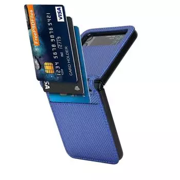 Матовый кожаный чехол с защитой от царапин для Samsung Galaxy Z Flip 4 5g Flip4 Zflip4 Flip 3 Flip3 Нескользящий чехол для мобильного телефона for Samsung Z Flip 3 фиолетовый