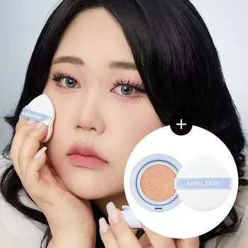 Матовый кушон April Skin Glowing Matte Cushion 12 г*2 шт. 03 Natural (No. 22-23)