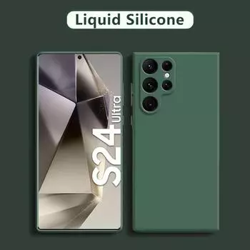 Матовый квадратный мягкий жидкий силиконовый чехол для телефона Samsung Galaxy A05 A05S A15 A35 A55 A04S A14 A24 A34 A54 A53 A73 S20 S21 S22 S23 S24 Ultra Plus For Samsung Galaxy A05 темно-красного