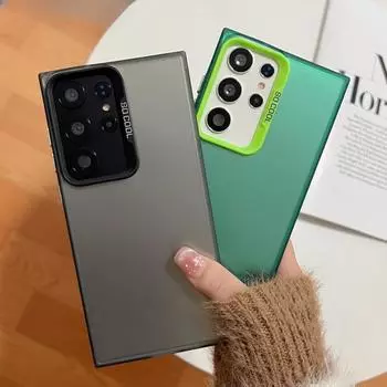 Матовый лазерный чехол для Samsung Galaxy S24 S23 S22 S21 Ultra Plus S20 FE Note 20 A54 A34 A23 A14 A73 A53 A52 A71 Силиконовый противоударный защитный чехол For S20 FE серебряный