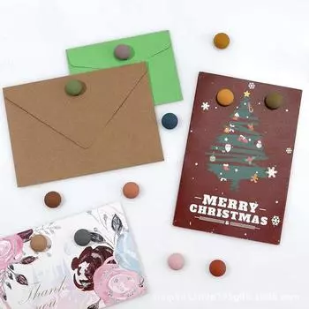 Матовый магнит Mo Landi Круглая паста Белая доска Отверстие Пластина Фотопаста Простые магниты на холодильник