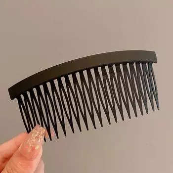 Матовый перевернутый гребень для женских заколок для волос на затылке и фиксации и завершения лба, нескользящий гребень для волос, заколки