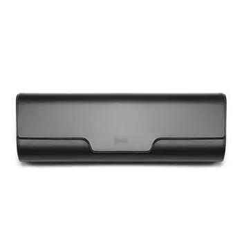 Матовый пластиковый прозрачный футляр для очков, простой и легкий, для хранения солнцезащитных очков чёрный