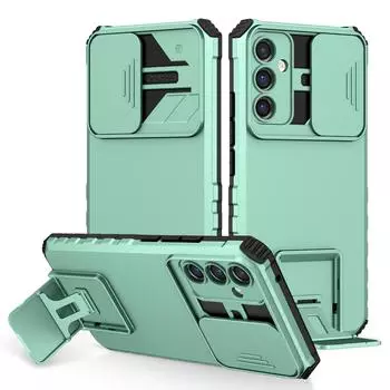 Матовый прочный защитный чехол с подставкой для Samsung Galaxy A54 A14 A34 A53 A33 A73 A13 A52 A52s S23 Ultra S22 Plus S21 Fe 5g for Galaxy A73 5G зелёный