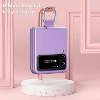 Матовый противоскользящий чехол для ПК для Samsung Galaxy Z Flip 4 5g Flip4 Flip3 Flip 3 Zflip4, защитные чехлы без отпечатков пальцев for Samsung Z Flip 4 розового золота